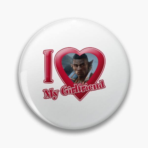 Item preview, I love my girlfriend Davrin designed and sold by mtigerbalm.