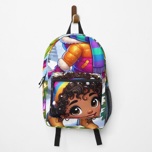 Item preview, Caribbean girl decorating a christmas tree designed and sold by NolineXpression.