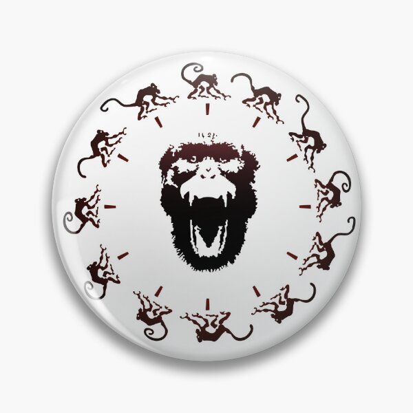 Item preview, 12 Monkeys - Red Black Fade designed and sold by bunbun369.