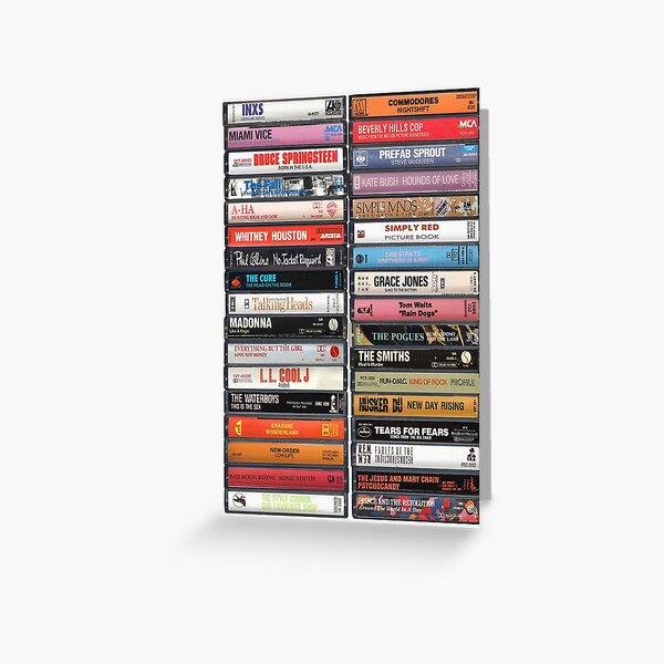 Aperçu de l'œuvre 40e anniversaire - Le meilleur de 1985 en musique - Né en 1985 créée et vendue par Mr Mustard Prints.