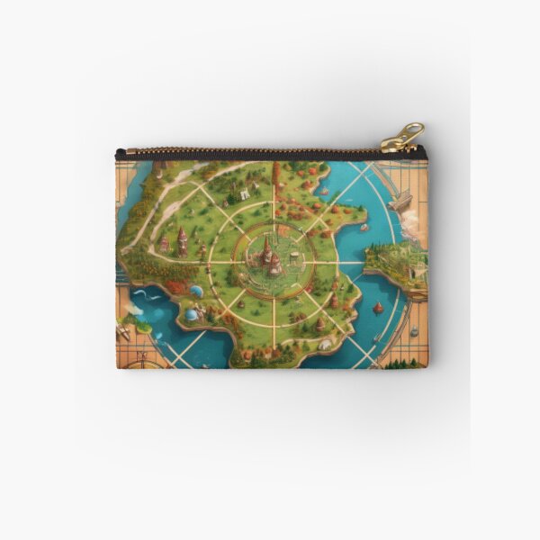 Item preview, Fantasy Map of an Enchanted Island designed and sold by RaiyaTees.