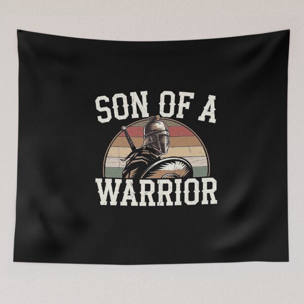 Item preview, Son of a Warrior Gladiator Design with Vintage Aesthetic designed and sold by love3617.