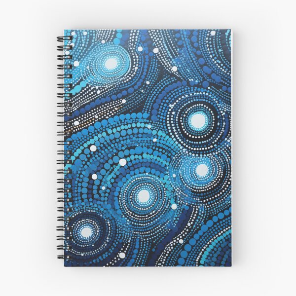 Item preview, Aboriginal Inspired Dot Art - With Water Vortexes designed and sold by GrinGalore.
