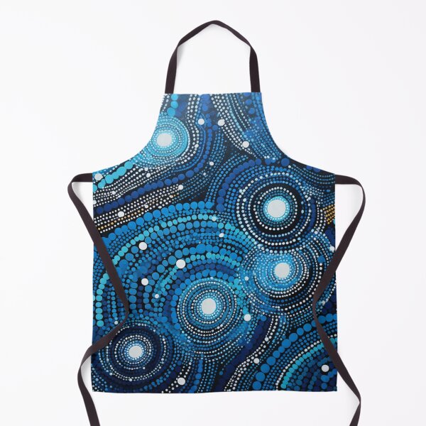 Item preview, Aboriginal Inspired Dot Art - With Water Vortexes designed and sold by GrinGalore.