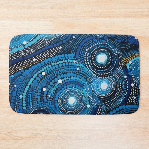 Item preview, Aboriginal Inspired Dot Art - With Water Vortexes designed and sold by GrinGalore.