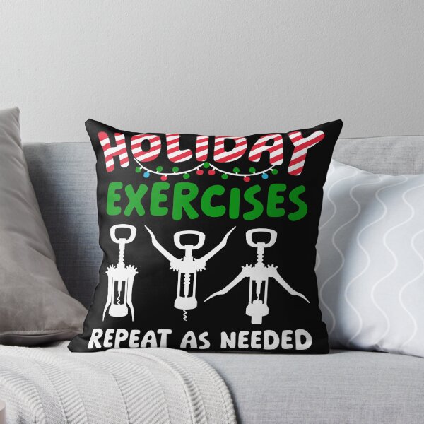 Item preview, Holiday Exercises Repeat if Needed Merry Christmas Happy Holiday Santa Claus designed and sold by BBBLClo.
