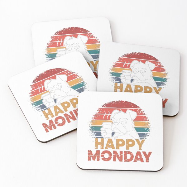Item preview, Grumpy Dog Monday Coffee Vibes Retro Style designed and sold by Joceran.