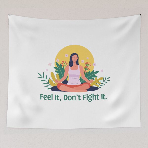 Item preview, Vipassana: Feel It, Don’t Fight It designed and sold by musthavewords.