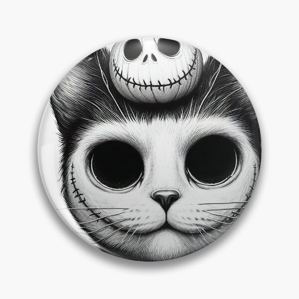 Aperçu de l'œuvre Chat Skellington créée et vendue par Anarmoth.