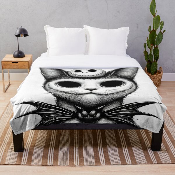 Aperçu de l'œuvre Chat Skellington créée et vendue par Anarmoth.