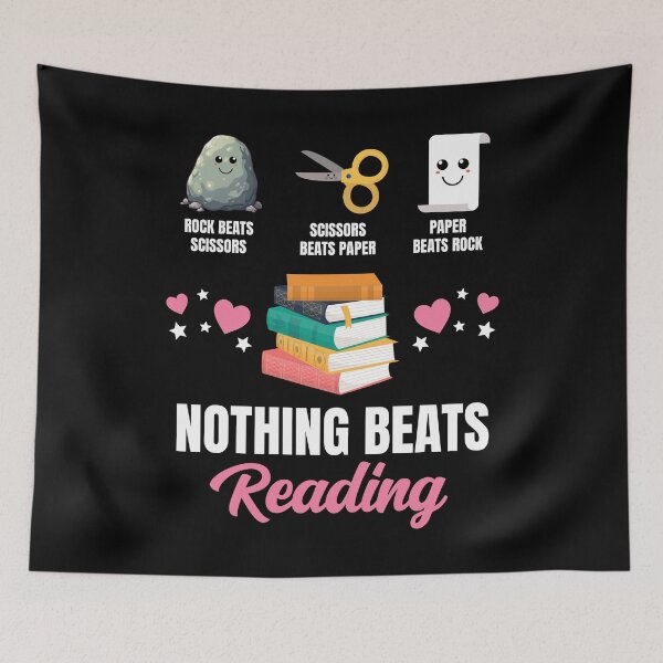 Item preview, Rock Paper Scissors Nothing Beats Reading designed and sold by Blok45.