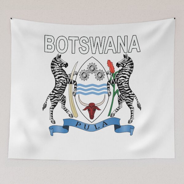 Item preview, Botswana Coat of Arms National Pride Design designed and sold by merchhost.