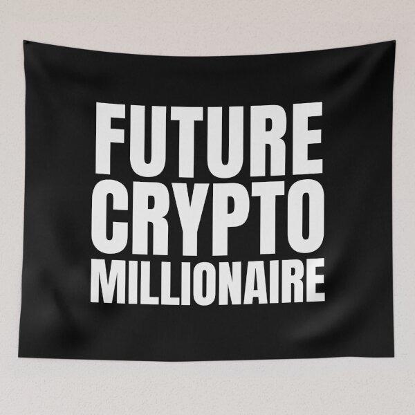 Item preview, Future Crypto Millionaire designed and sold by FarmOfCuties.