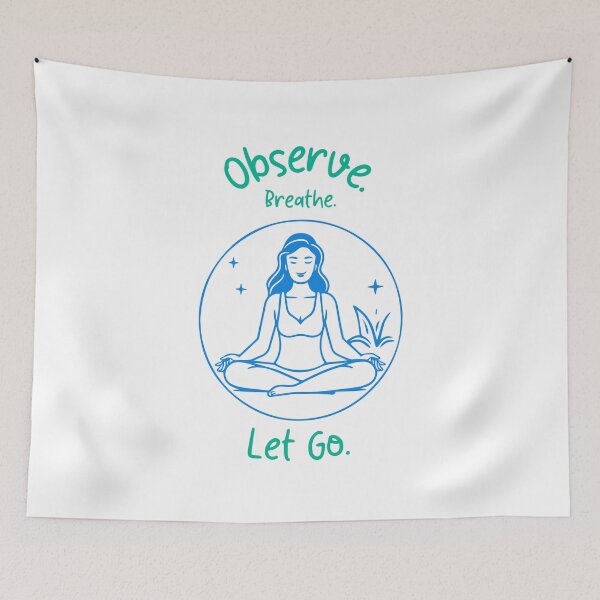 Item preview, Vipassana: Observe. Breathe. Let Go. designed and sold by musthavewords.