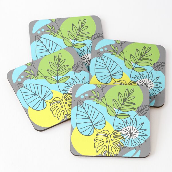 Item preview, Minimalist Palm Leaf Line Art on Pastel Colors designed and sold by VikArtStudio.