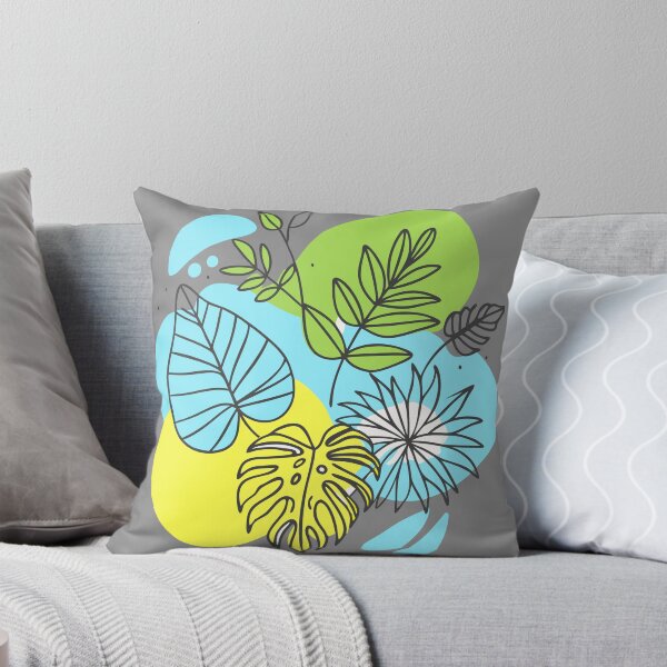 Item preview, Minimalist Palm Leaf Line Art on Pastel Colors designed and sold by VikArtStudio.
