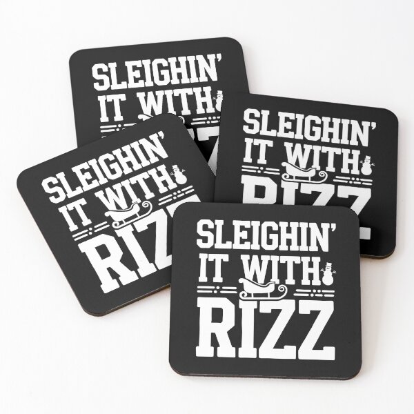 Item preview, Sleighin It With Rizz Festive Typography Humor designed and sold by Designer-Girl.