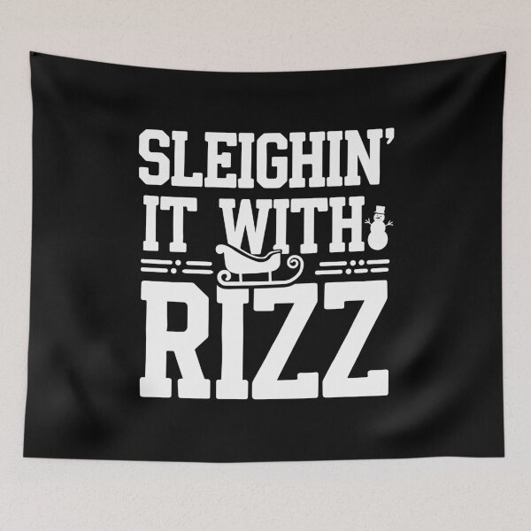 Item preview, Sleighin It With Rizz Festive Typography Humor designed and sold by Designer-Girl.