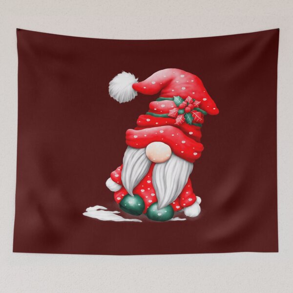 Item preview, Cute Red Santa Christmas Gnome designed and sold by ShreecreatE.