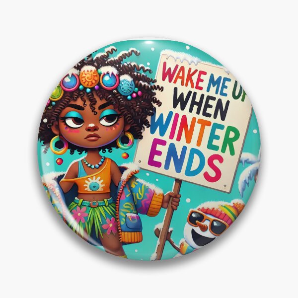 Item preview, Playful caribbean girl waiting for winter to end designed and sold by NolineXpression.