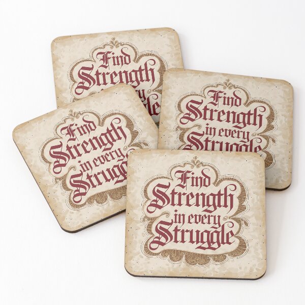 Item preview, Inspirational Quote, Strength in Adversity designed and sold by Indoni.