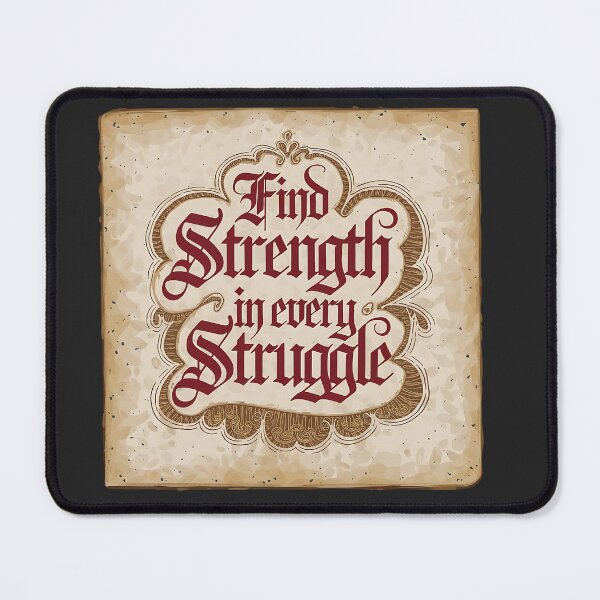 Item preview, Inspirational Quote, Strength in Adversity designed and sold by Indoni.