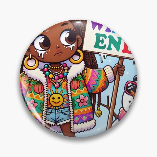 Item preview, Playful caribbean girl awaiting winter's end designed and sold by NolineXpression.