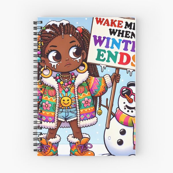 Item preview, Playful caribbean girl awaiting winter's end designed and sold by NolineXpression.