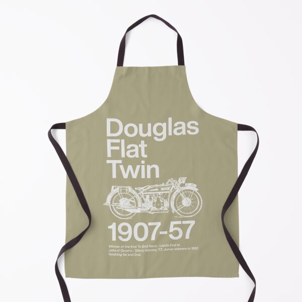 Item preview, Douglas Flat Twin Motorcycle - Helvetica designed and sold by IronFlyers.