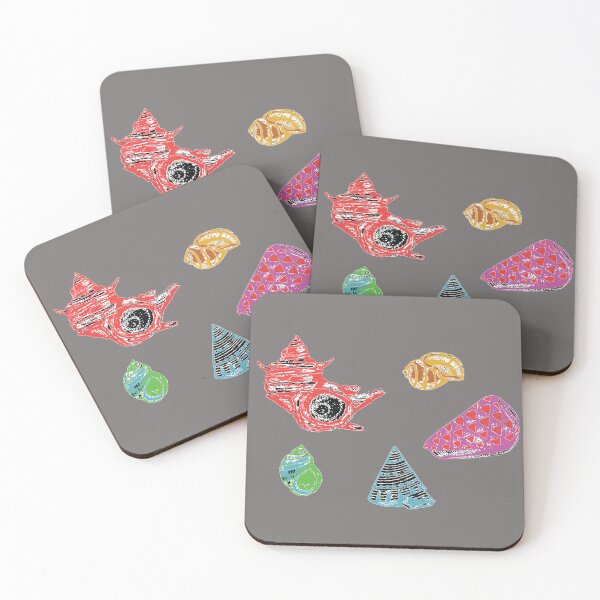 Item preview, Sea shells -collors pattern designed and sold by StudioViArt.