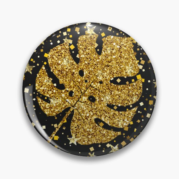 Artikelvorschau, Glitzerndes Monsterablatt mit Konfetti" entworfen und verkauft von Graphollio-shop.
