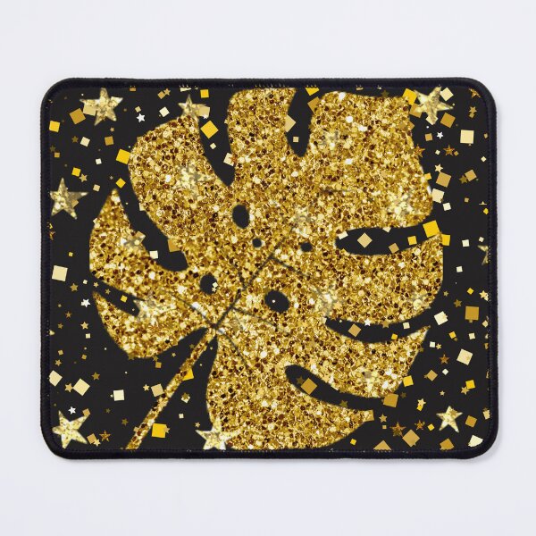 Artikelvorschau, Glitzerndes Monsterablatt mit Konfetti" entworfen und verkauft von Graphollio-shop.