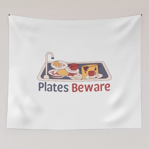 Item preview, Funny Dishwasher: Plates Beware designed and sold by musthavewords.