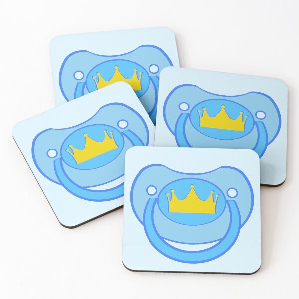 Item preview, Baby agere pacifier blue Prince designed and sold by mikistudio.