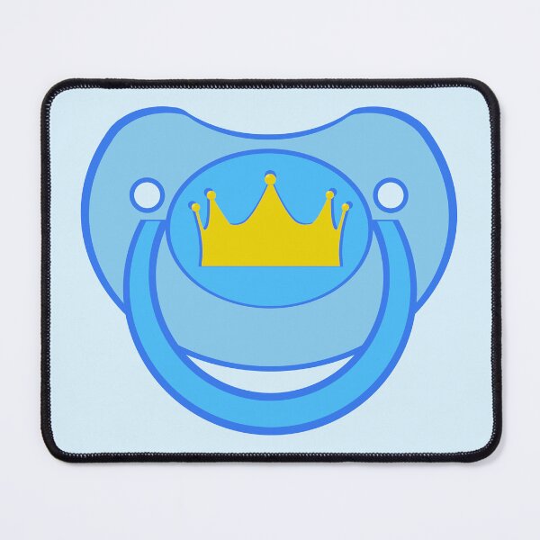 Item preview, Baby agere pacifier blue Prince designed and sold by mikistudio.