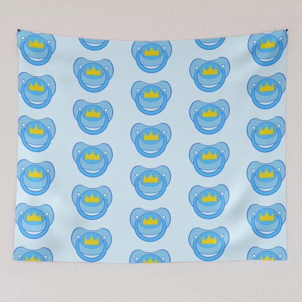 Item preview, Baby agere pacifier blue Prince designed and sold by mikistudio.
