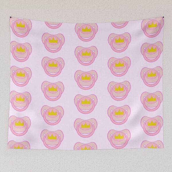 Item preview, Baby agere pacifier pink Princess designed and sold by mikistudio.