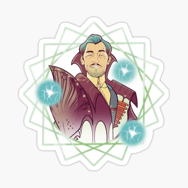 Item preview, Emmrich Volkarin - The Necromancer of the wisps  designed and sold by Pteridium-Shop.