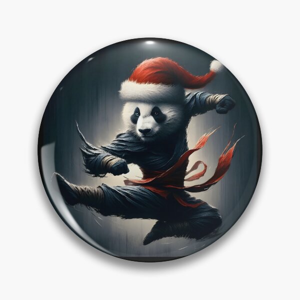 Item preview, Martial Arts Xmas Kung Fu Panda designed and sold by FunnyBums.