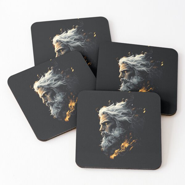 Item preview, Zeus - Greek God of Thunder designed and sold by TotemTrovia.