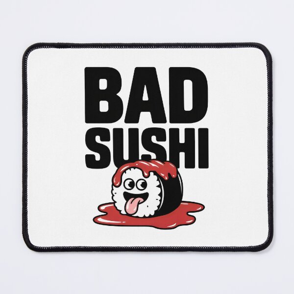 Item preview, Bad Sushi - Cute Kawaii Sushi with Sauce designed and sold by Prime-Studio.