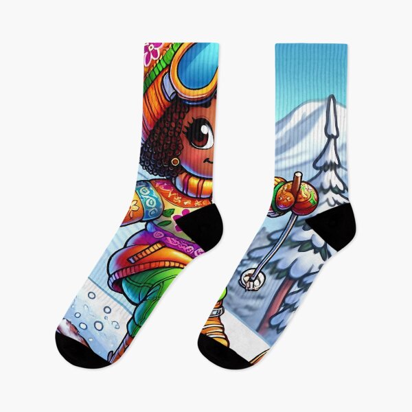 Item preview, Joyful caribbean girl ski adventure designed and sold by NolineXpression.