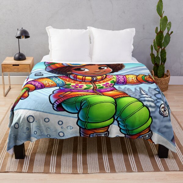 Item preview, Joyful caribbean girl ski adventure designed and sold by NolineXpression.