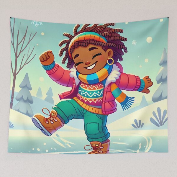 Item preview, Girl dancing on ice designed and sold by NolineXpression.