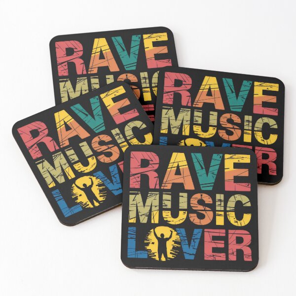 Item preview, Rave Music Lover - Colorful Music Graphic designed and sold by Prime-Studio.