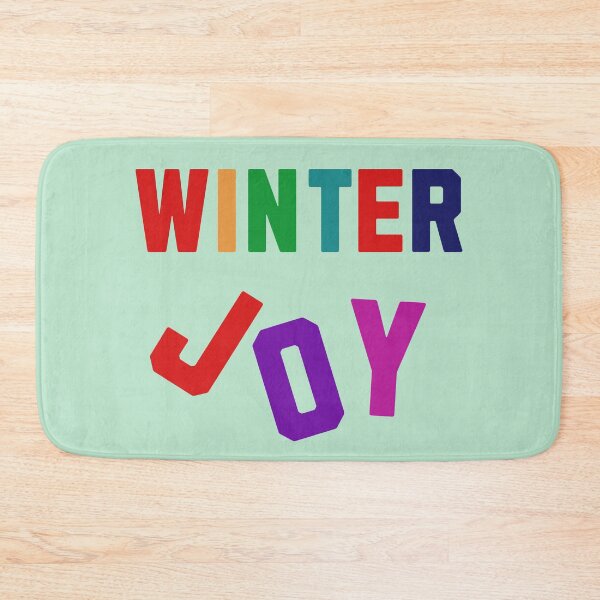 Item preview, Winter Joy - Cozy Colorful Letters designed and sold by MirucaDesign.
