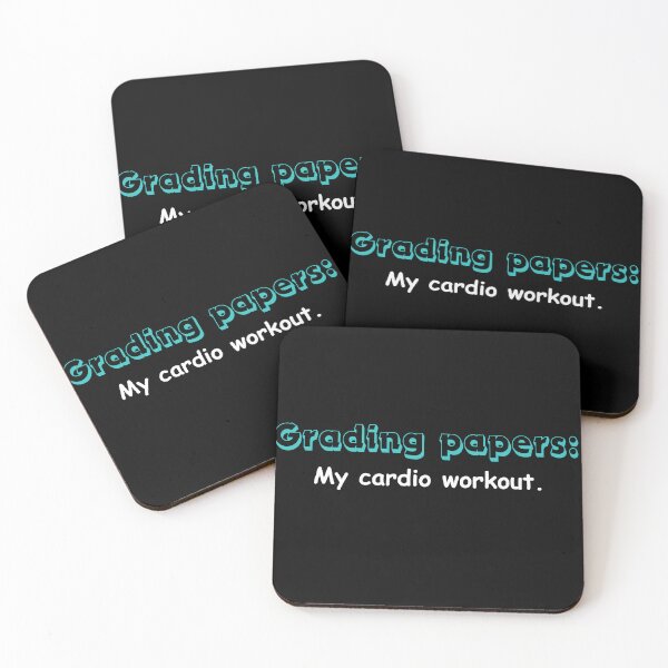 Item preview, Grading Papers - My Cardio Workout designed and sold by CherryKaJa.
