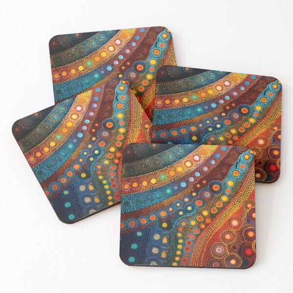 Item preview, Aboriginal Inspired Dot Art - Circular Paths designed and sold by GrinGalore.