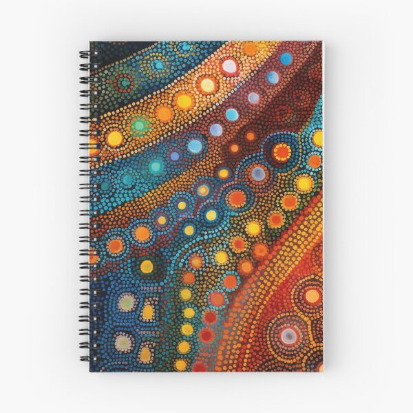 Item preview, Aboriginal Inspired Dot Art - Circular Paths designed and sold by GrinGalore.