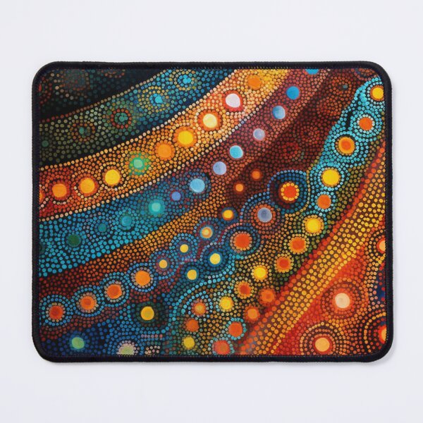Item preview, Aboriginal Inspired Dot Art - Circular Paths designed and sold by GrinGalore.